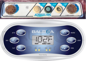 comparing and old analog and new digital hot tub controller