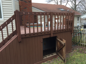 Having your hot tub thermostat under the deck isn't convenient.