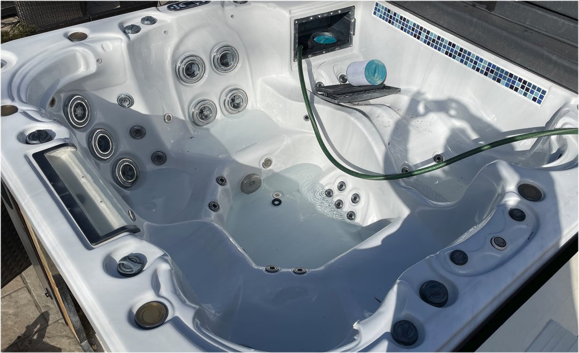 Hot tub spring opening