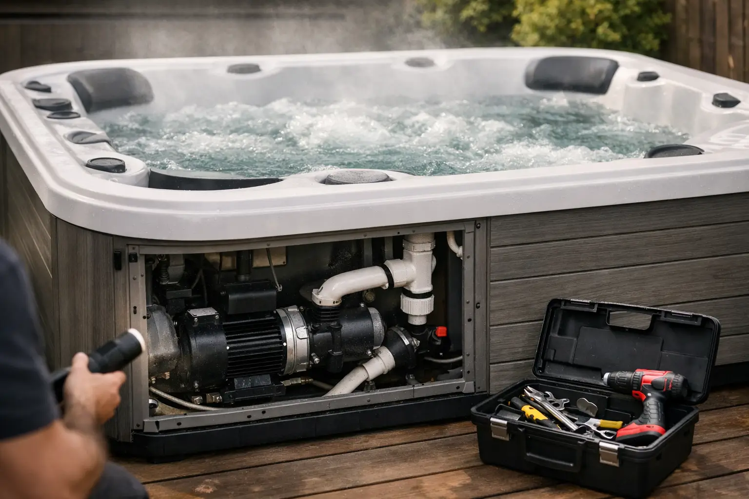 Hot Tub Making Grinding Noise? Causes and Fixes